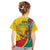 Grenada Independence Day Kid T Shirt Bougainvillea Flowers Flag Style - Wonder Print Shop