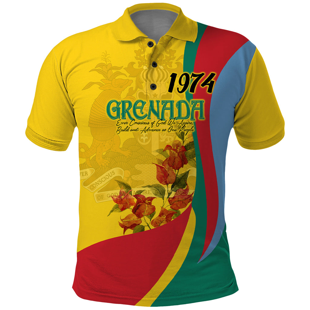 grenada-independence-day-polo-shirt-bougainvillea-flowers-flag-style
