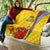 Grenada Independence Day Quilt Bougainvillea Flowers Flag Style - Wonder Print Shop