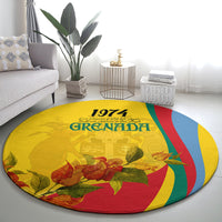 grenada-independence-day-round-carpet-bougainvillea-flowers-flag-style