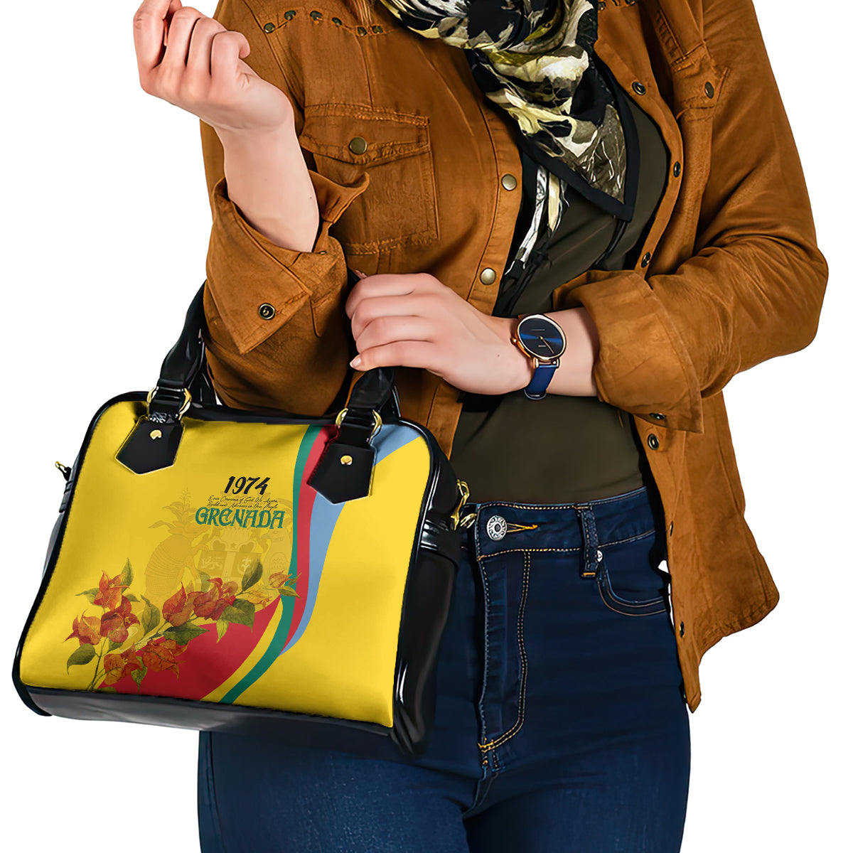 grenada-independence-day-shoulder-handbag-bougainvillea-flowers-flag-style