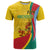 Grenada Independence Day T Shirt Bougainvillea Flowers Flag Style - Wonder Print Shop