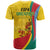 Grenada Independence Day T Shirt Bougainvillea Flowers Flag Style - Wonder Print Shop