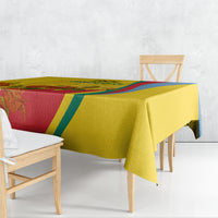 Grenada Independence Day Tablecloth Bougainvillea Flowers Flag Style - Wonder Print Shop