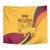 Sri Lanka National Day Tapestry The Lion Passant With Ketayam Wood Art - Wonder Print Shop
