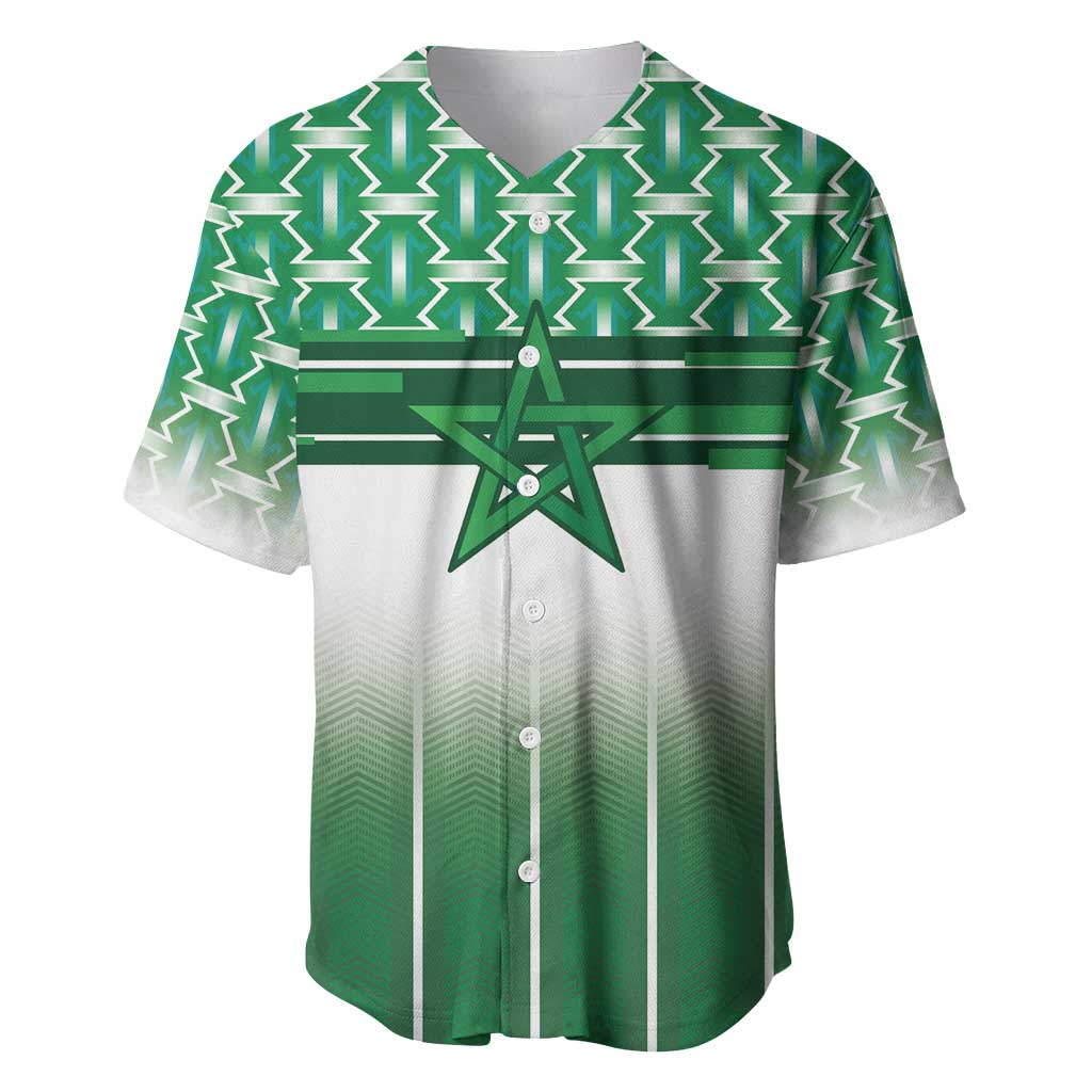 World Football Morocco Custom Baseball Jersey 1994 Away Retro Green Jersey - Wonder Print Shop