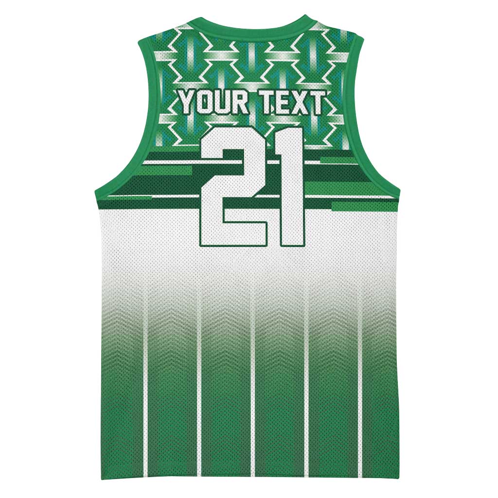 World Football Morocco Custom Basketball Jersey 1994 Away Retro Green Jersey - Wonder Print Shop