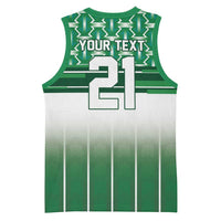 World Football Morocco Custom Basketball Jersey 1994 Away Retro Green Jersey - Wonder Print Shop