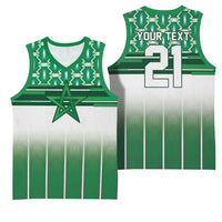 World Football Morocco Custom Basketball Jersey 1994 Away Retro Green Jersey - Wonder Print Shop