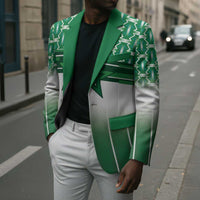 World Football Morocco Custom Blazer 1994 Away Retro Green Jersey - Wonder Print Shop