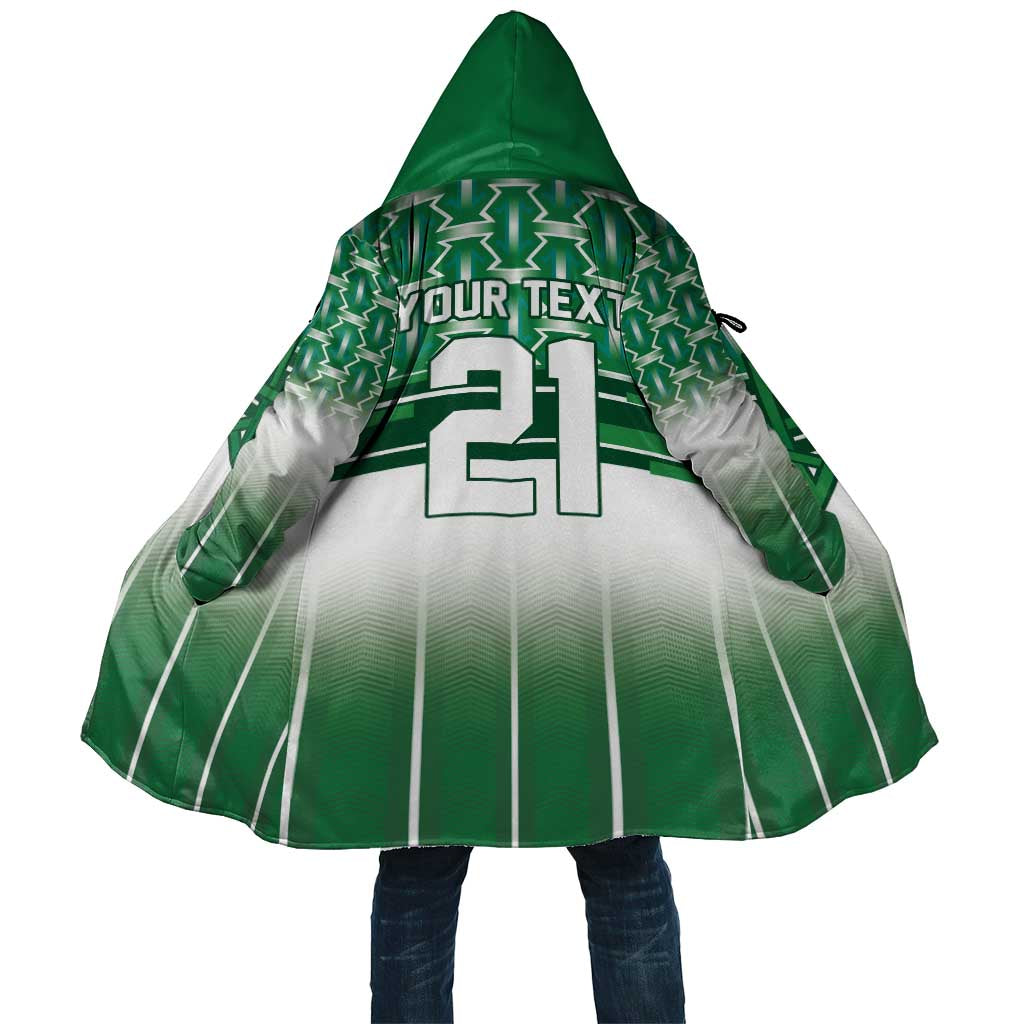 World Football Morocco Custom Cloak 1994 Away Retro Green Jersey - Wonder Print Shop