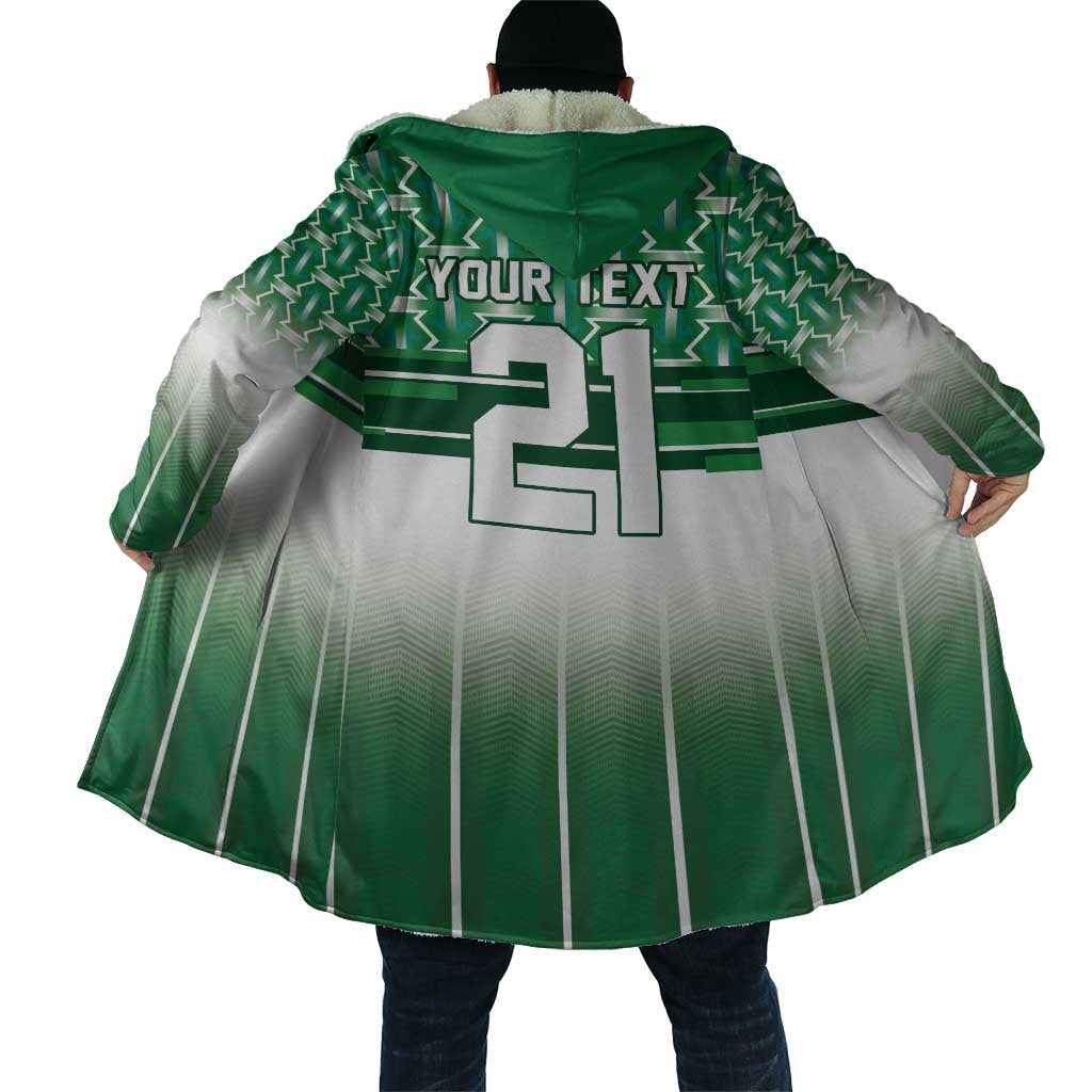 World Football Morocco Custom Cloak 1994 Away Retro Green Jersey - Wonder Print Shop