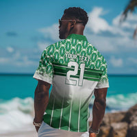 World Football Morocco Custom Hawaiian Shirt 1994 Away Retro Green Jersey - Wonder Print Shop