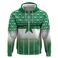 World Football Morocco Custom Hoodie 1994 Away Retro Green Jersey - Wonder Print Shop