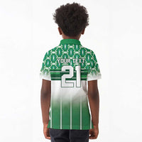 World Football Morocco Custom Kid Polo Shirt 1994 Away Retro Green Jersey - Wonder Print Shop