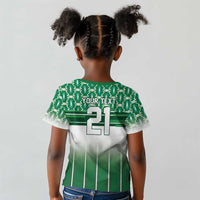 World Football Morocco Custom Kid T shirt 1994 Away Retro Green Jersey - Wonder Print Shop