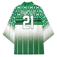 World Football Morocco Custom Kimono 1994 Away Retro Green Jersey - Wonder Print Shop