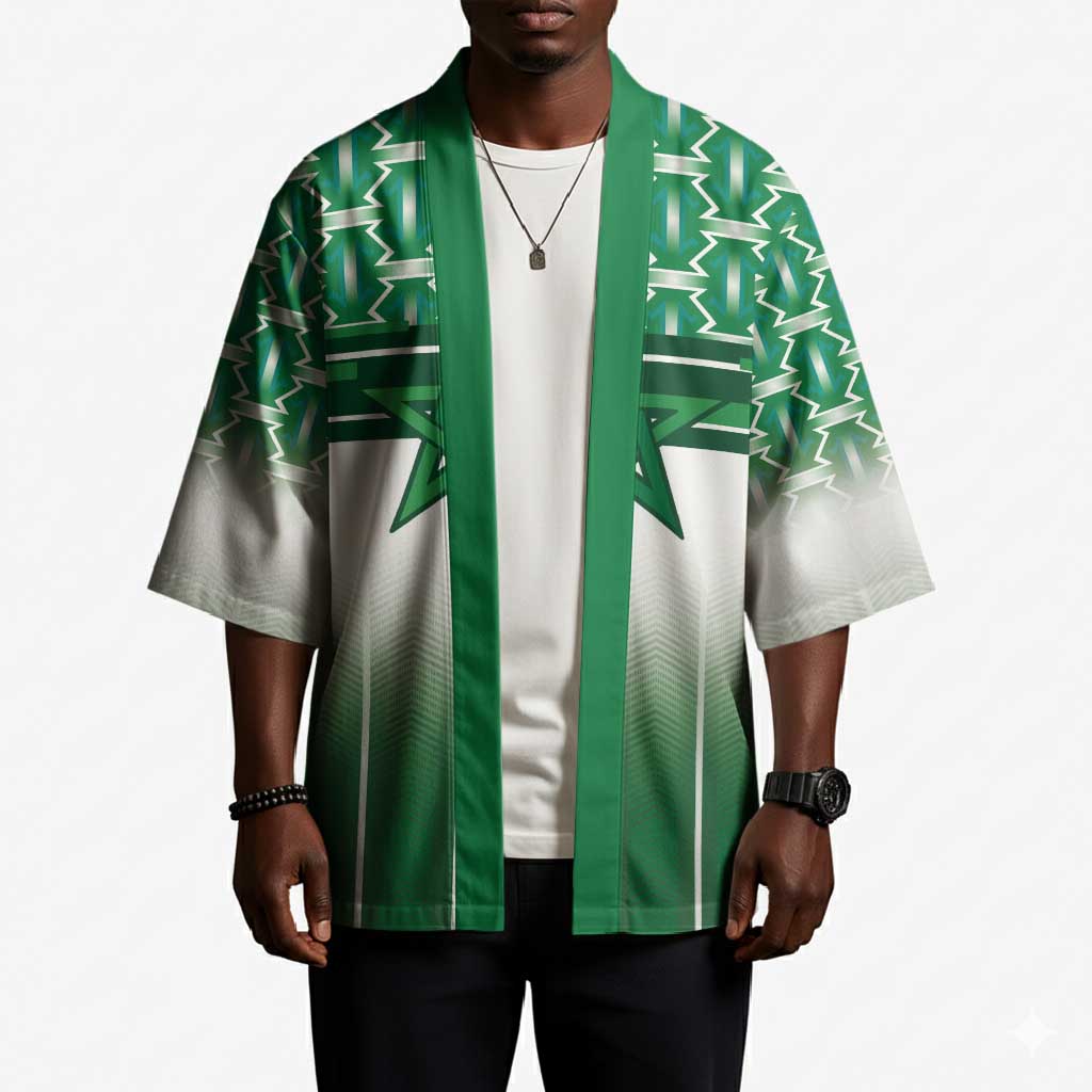 World Football Morocco Custom Kimono 1994 Away Retro Green Jersey - Wonder Print Shop