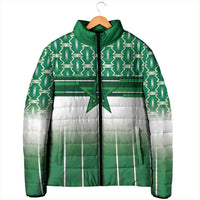 World Football Morocco Custom Padded Jacket 1994 Away Retro Green Jersey - Wonder Print Shop