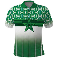 World Football Morocco Custom Polo Shirt 1994 Away Retro Green Jersey - Wonder Print Shop