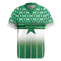 World Football Morocco Custom Rugby Jersey 1994 Away Retro Green Jersey - Wonder Print Shop