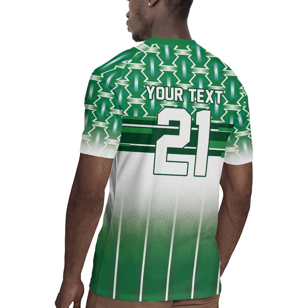 World Football Morocco Custom Rugby Jersey 1994 Away Retro Green Jersey - Wonder Print Shop