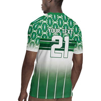 World Football Morocco Custom Rugby Jersey 1994 Away Retro Green Jersey - Wonder Print Shop