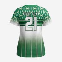 World Football Morocco Custom Scrub Top 1994 Away Retro Green Jersey - Wonder Print Shop