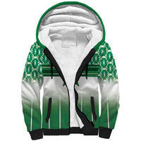 World Football Morocco Custom Sherpa Hoodie 1994 Away Retro Green Jersey - Wonder Print Shop
