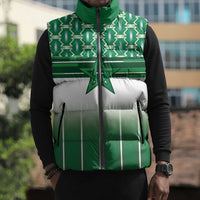 World Football Morocco Custom Sleeveless Puffer Jacket 1994 Away Retro Green Jersey - Wonder Print Shop