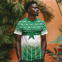 World Football Morocco Custom T shirt 1994 Away Retro Green Jersey - Wonder Print Shop