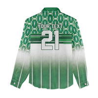 World Football Morocco Custom Women Casual Shirt 1994 Away Retro Green Jersey - Wonder Print Shop