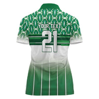 World Football Morocco Custom Women Polo Shirt 1994 Away Retro Green Jersey - Wonder Print Shop