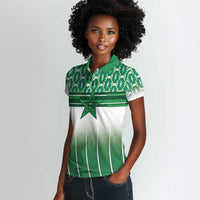 World Football Morocco Custom Women Polo Shirt 1994 Away Retro Green Jersey - Wonder Print Shop