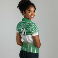 World Football Morocco Custom Women Polo Shirt 1994 Away Retro Green Jersey - Wonder Print Shop