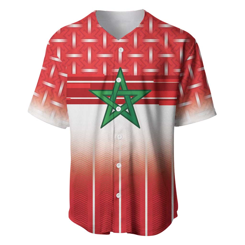 World Football Morocco Custom Baseball Jersey 1994 Away Retro Red Jersey - Wonder Print Shop