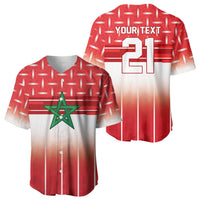 World Football Morocco Custom Baseball Jersey 1994 Away Retro Red Jersey - Wonder Print Shop
