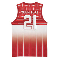 World Football Morocco Custom Basketball Jersey 1994 Away Retro Red Jersey - Wonder Print Shop