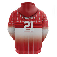 World Football Morocco Custom Hoodie 1994 Away Retro Red Jersey - Wonder Print Shop
