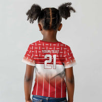 World Football Morocco Custom Kid T shirt 1994 Away Retro Red Jersey - Wonder Print Shop