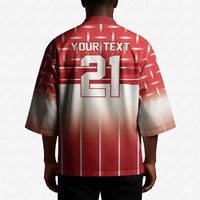 World Football Morocco Custom Kimono 1994 Away Retro Red Jersey - Wonder Print Shop
