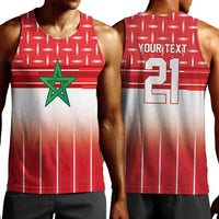World Football Morocco Custom Men Tank Top 1994 Away Retro Red Jersey - Wonder Print Shop