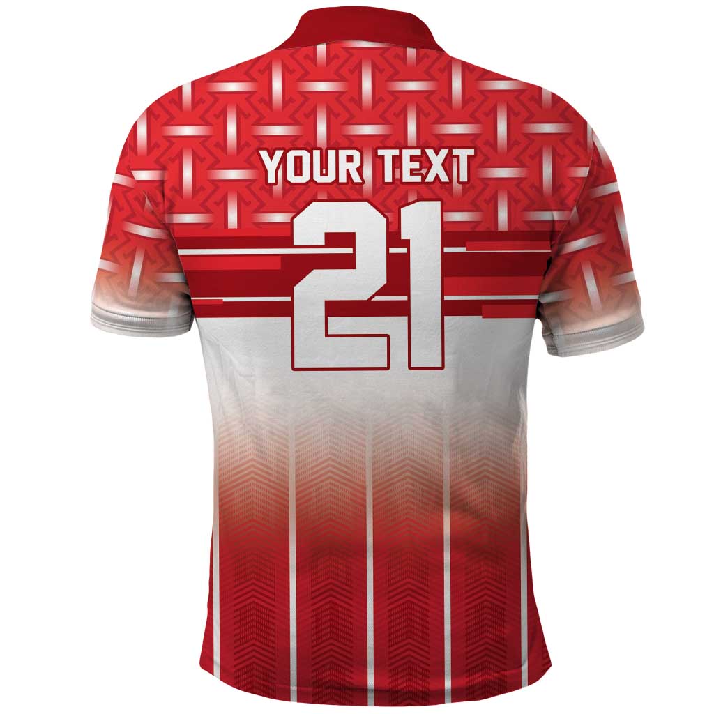 World Football Morocco Custom Polo Shirt 1994 Away Retro Red Jersey - Wonder Print Shop