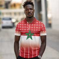 World Football Morocco Custom Polo Shirt 1994 Away Retro Red Jersey - Wonder Print Shop