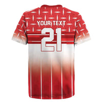 World Football Morocco Custom Rugby Jersey 1994 Away Retro Red Jersey - Wonder Print Shop