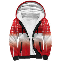 World Football Morocco Custom Sherpa Hoodie 1994 Away Retro Red Jersey - Wonder Print Shop