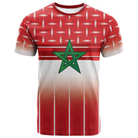 World Football Morocco Custom T shirt 1994 Away Retro Red Jersey - Wonder Print Shop
