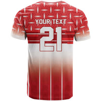 World Football Morocco Custom T shirt 1994 Away Retro Red Jersey - Wonder Print Shop