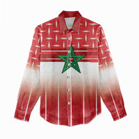 World Football Morocco Custom Women Casual Shirt 1994 Away Retro Red Jersey - Wonder Print Shop