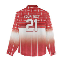 World Football Morocco Custom Women Casual Shirt 1994 Away Retro Red Jersey - Wonder Print Shop